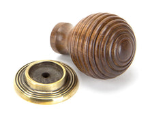 Load image into Gallery viewer, 83876 Rosewood and AB Beehive Cabinet Knob 38mm