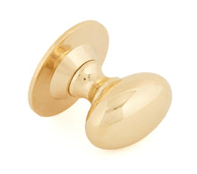 Load image into Gallery viewer, 83879 Polished Brass Oval Cabinet Knob 40mm