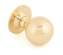 Load image into Gallery viewer, 83881 Polished Brass Ball Cabinet Knob 39mm