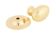 Load image into Gallery viewer, 83885 Polished Brass Oval Cabinet Knob 33mm