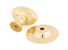 Load image into Gallery viewer, 83885 Polished Brass Oval Cabinet Knob 33mm