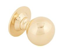 Load image into Gallery viewer, 83887 Polished Brass Ball Cabinet Knob 31mm