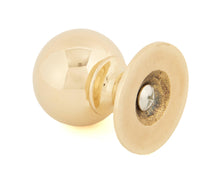 Load image into Gallery viewer, 83887 Polished Brass Ball Cabinet Knob 31mm