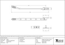 Load image into Gallery viewer, 83910 Polished Nickel 12" Reeded Stay