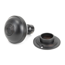 Load image into Gallery viewer, 83945 Aged Bronze 50mm Prestbury Mortice/Rim Knob Set