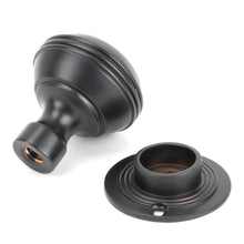 Load image into Gallery viewer, 83945 Aged Bronze 50mm Prestbury Mortice/Rim Knob Set