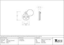 Load image into Gallery viewer, 83951 Aged Bronze 30mm Round Escutcheon