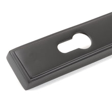 Load image into Gallery viewer, 83952 Aged Bronze Reeded Slimline Lever Espag. Lock Set