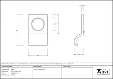 Load image into Gallery viewer, 83967 Aged Bronze Rim Cylinder Pull