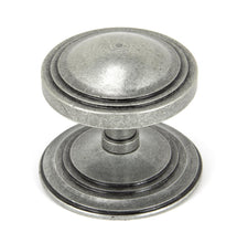 Load image into Gallery viewer, 90069 Pewter Art Deco Centre Door Knob