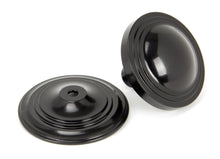Load image into Gallery viewer, 90070 Black Art Deco Centre Door Knob