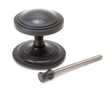 Load image into Gallery viewer, 90072 Aged Bronze Art Deco Centre Door Knob