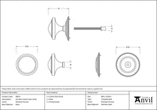 Load image into Gallery viewer, 90073 Polished Chrome Art Deco Centre Door Knob