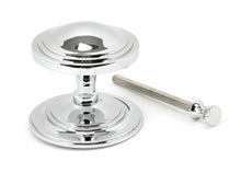 Load image into Gallery viewer, 90073 Polished Chrome Art Deco Centre Door Knob
