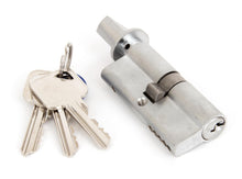Load image into Gallery viewer, 90214 Satin Chrome 35/35 Euro Cylinder/Thumbturn