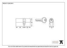 Load image into Gallery viewer, 90231 Black 35/45 6pin Euro Cylinder KA