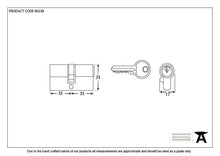 Load image into Gallery viewer, 90238 Black 35/35 6pin Euro Cylinder KA