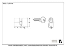 Load image into Gallery viewer, 90239 Black 40/40 6pin Euro Cylinder KA