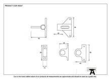 Load image into Gallery viewer, 90267 Lacquered Brass Fanlight Catch + Two Keeps
