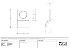 Load image into Gallery viewer, 90281 Polished Nickel Rim Cylinder Pull
