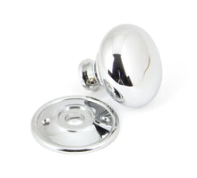 Load image into Gallery viewer, 90291 Polished Chrome Mushroom Mortice/Rim Knob Set