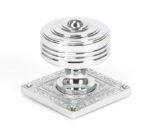 Load image into Gallery viewer, 90292 Polished Chrome Tewkesbury Square Mortice Knob Set