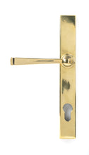 Load image into Gallery viewer, 90354 Aged Brass Avon Slimline Lever Espag. Lock Set