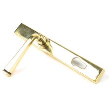 Load image into Gallery viewer, 90354 Aged Brass Avon Slimline Lever Espag. Lock Set