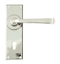 Load image into Gallery viewer, 90360 Polished Nickel Avon Lever Lock Set