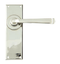 Load image into Gallery viewer, 90364 Polished Nickel Avon Lever Latch Set
