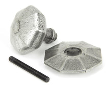 Load image into Gallery viewer, 90383 Pewter Octagonal Centre Door Knob - Internal
