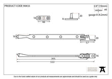 Load image into Gallery viewer, 90433 Polished Nickel 12" Avon Stay