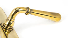 Load image into Gallery viewer, 91413 Aged Brass Newbury Slimline Lever Espag. Lock Set