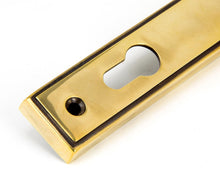 Load image into Gallery viewer, 91413 Aged Brass Newbury Slimline Lever Espag. Lock Set