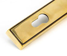 Load image into Gallery viewer, 91413 Aged Brass Newbury Slimline Lever Espag. Lock Set