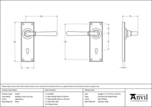 Load image into Gallery viewer, 91414 Aged Brass Newbury Lever Lock Set