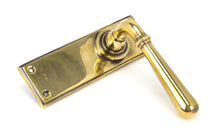 Load image into Gallery viewer, 91415 Aged Brass Newbury Lever Latch Set