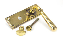 Load image into Gallery viewer, 91416 Aged Brass Newbury Lever Bathroom Set