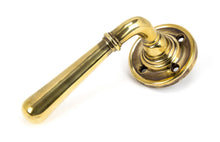 Load image into Gallery viewer, 91418 Aged Brass Newbury Lever on Rose Set