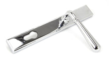 Load image into Gallery viewer, 91420 Polished Chrome Newbury Slimline Lever Espag. Lock Set
