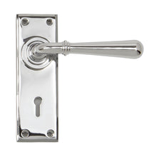 Load image into Gallery viewer, 91421 Polished Chrome Newbury Lever Lock Set
