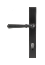 Load image into Gallery viewer, 91434 Aged Bronze Newbury Slimline Lever Espag. Lock Set