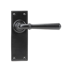 Load image into Gallery viewer, 91436 Aged Bronze Newbury Lever Latch Set