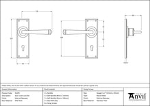 Load image into Gallery viewer, 91479 External Beeswax Avon Lever Lock Set