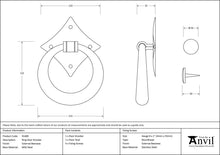 Load image into Gallery viewer, 91489 External Beeswax Ring Door Knocker