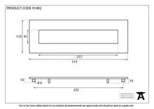 Load image into Gallery viewer, 91492 External Beeswax Large Letter Plate