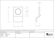 Load image into Gallery viewer, 91509 Pewter Rim Cylinder Pull