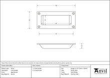 Load image into Gallery viewer, 91521 Aged Bronze Flush Handle