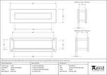 Load image into Gallery viewer, 91527 Pewter Traditional Letterbox