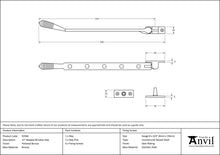 Load image into Gallery viewer, 91940 Polished Bronze 12" Reeded Stay